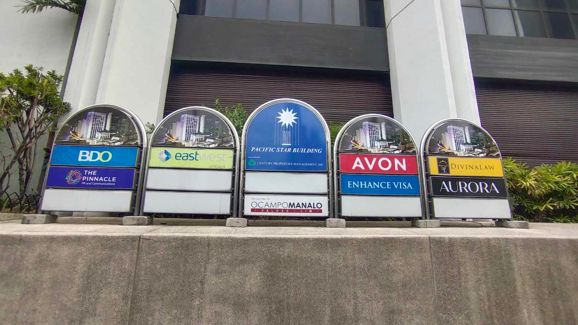 Dynamic city night view with illuminated signs